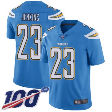 Los Angeles Chargers NFL Football Rayshawn Jenkins Electric Blue Jersey Youth Limited #23 Alternate 100th Season Vapor Untouchable